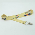 Polyester lanyards 3/4''(2cm) width with metal bulldog clip